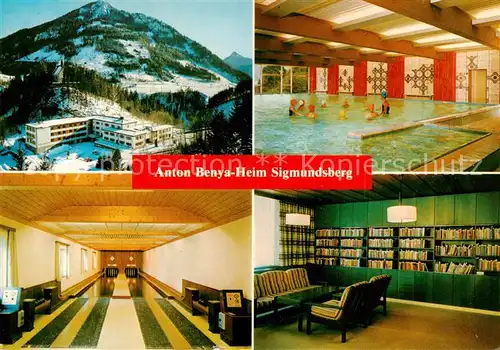 AK / Ansichtskarte  Mariazell__Steiermark_AT Anton Benya Jugenderholugsheim des oeGB Kegelbahn Hallenbad Buecherei 