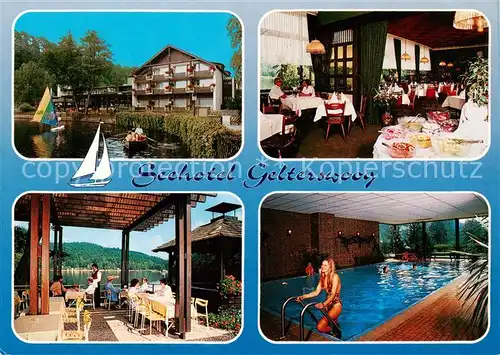 AK / Ansichtskarte  Hohenecken Seehotel Gelterswoog Gastraum Terrasse Hallenbad Hohenecken