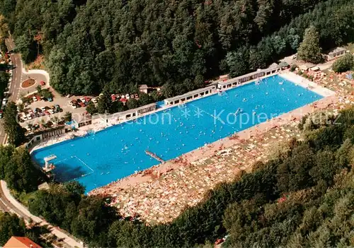 AK / Ansichtskarte 73845399 Kaiserslautern Fliegeraufnahme mit Freibad Waschmuehle Kaiserslautern