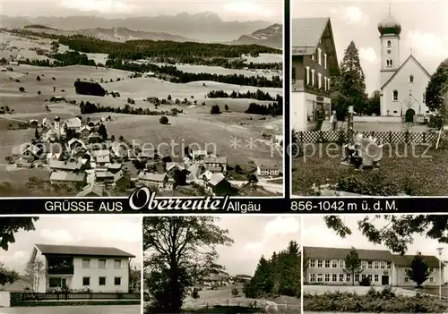 AK / Ansichtskarte  Oberreute Panorama Kirche Teilansichten Oberreute