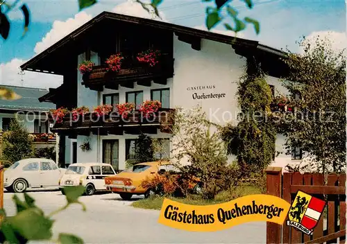 AK / Ansichtskarte  Maishofen Gaestehaus Quehenberger  Maishofen