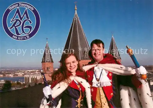 AK / Ansichtskarte 73845438 Mainz__Rhein Mainzer Prinzenpaar 2012 Prinz Carneval Johannes I und Prinzessin Moguntia Anna I 