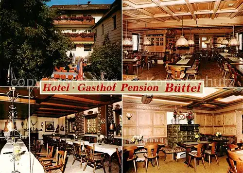 AK / Ansichtskarte Geisfeld Hotel Gasthof Pension Buettel Gastraeume Geisfeld