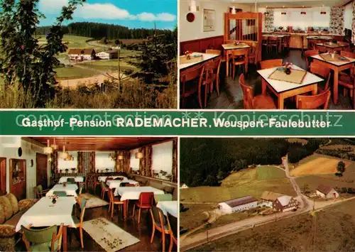 AK / Ansichtskarte Faulebutter Gathof Pension Rademacher Panorama Gastraeume Faulebutter