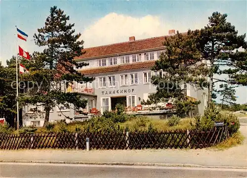 AK / Ansichtskarte St Peter Ording Kurpension Tannenhof 