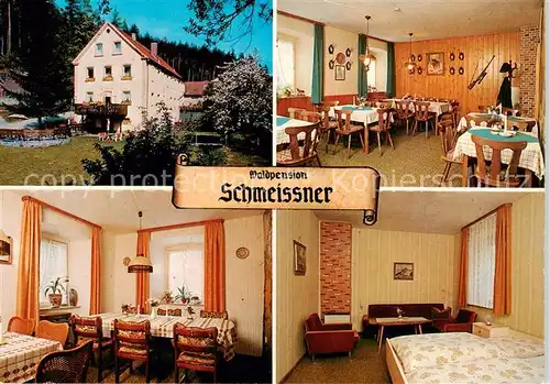 AK / Ansichtskarte Marktschorgast Waldpension Schmeissner Gastraeume Zimmer Marktschorgast