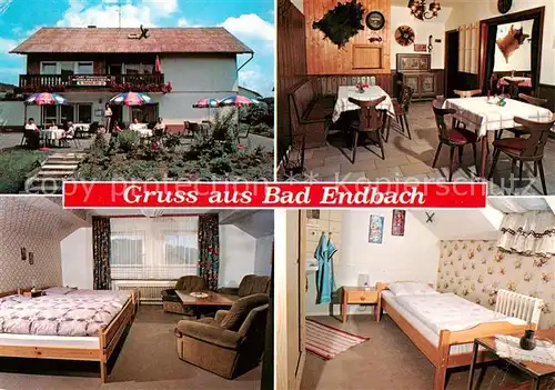 AK / Ansichtskarte Bad_Endbach Roemerstuben Zimmer Gaststube Bad_Endbach
