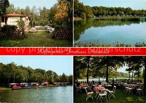 AK / Ansichtskarte Haemelerwald Gaststaette Forsthaus Hainwald am Waldsee Panorama Freiterrasse Haemelerwald