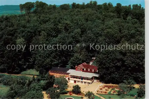 AK / Ansichtskarte Bistensee Waldgasthaus Baumgarten Fliegeraufnahme Bistensee