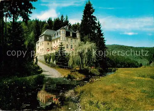 AK / Ansichtskarte Schwarzenbach_Wald Gasthof Pension Fels Schwarzenbach Wald