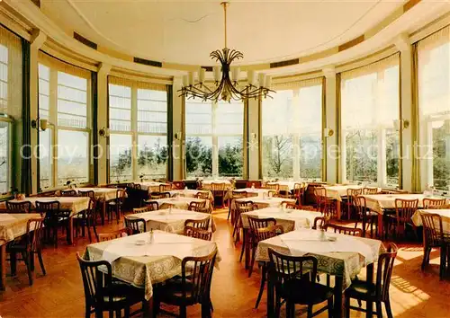 AK / Ansichtskarte Hohe_Bracht_Lennestadt Aussichtsturm Hohe Bracht Gastraum 