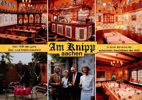 AK / Ansichtskarte Bad_Aachen Restaurant Am Knipp mit Couvenstube und Hirschgarten Bad_Aachen