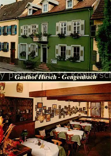 AK / Ansichtskarte Gengenbach Gasthof Hirsch Gastraum Gengenbach