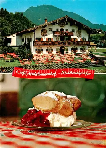 AK / Ansichtskarte Ruhpolding Cafe Muehlbauernhof Windbeutelgraefin Ruhpolding