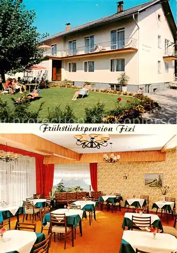 AK / Ansichtskarte St_Kanzian_Klopeiner_See_Kaernten_AT Fruehstueckspension Fixl Gastraum 