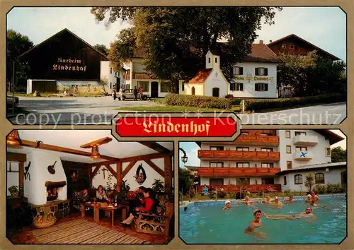 AK / Ansichtskarte Bad_Fuessing Kurheim Lindenhof Gaststube Schwimmbad Bad_Fuessing