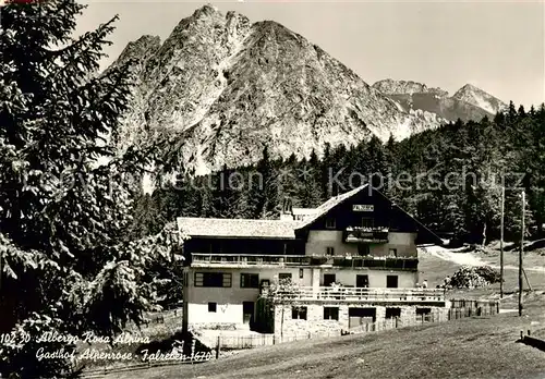 AK / Ansichtskarte Falzeben_Hafling_Bozen_Suedtirol_IT Gasthof Alpenrose 