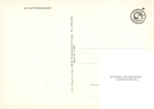 AK / Ansichtskarte Wittershausen_Unterfranken Panorama Wittershausen