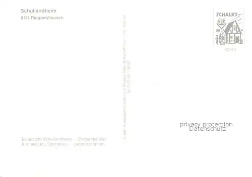 AK / Ansichtskarte Rappershausen Schullandheim Teilansichten Rappershausen