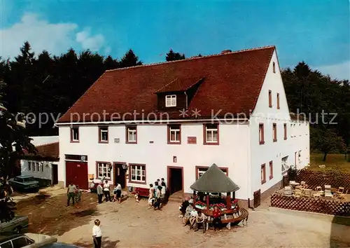 AK / Ansichtskarte Eschau_Unterfranken Gasthaus und Pension Hundsrueck Eschau Unterfranken