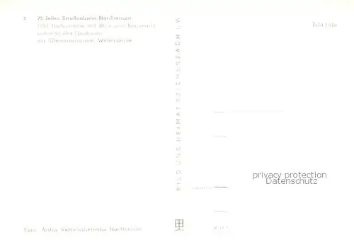 AK / Ansichtskarte Nordhausen__Harz Strassenbahn Toepferstrasse Kornmark Gleisprovisorium Weberstrasse 