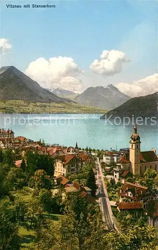 AK / Ansichtskarte Goetz_M. Vitznau mit Stanserhorn 