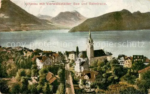 AK / Ansichtskarte Bergbahn Vitznau Rigi Bahn Bergbahn