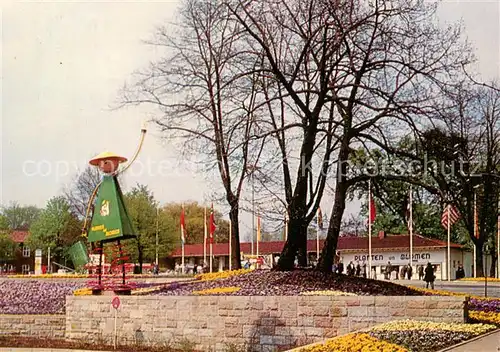 AK / Ansichtskarte Gartenbauaustellung Hamburg 1963 IGA Gertner Haupteingang  