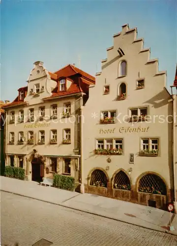 AK / Ansichtskarte Rothenburg__Tauber Hotel Eisenhut 