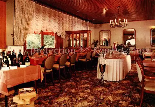 AK / Ansichtskarte Bad_Lauterberg Kneipp  und Schroth Kurhotel Wiesenbeker Teich Restaurant Bad_Lauterberg