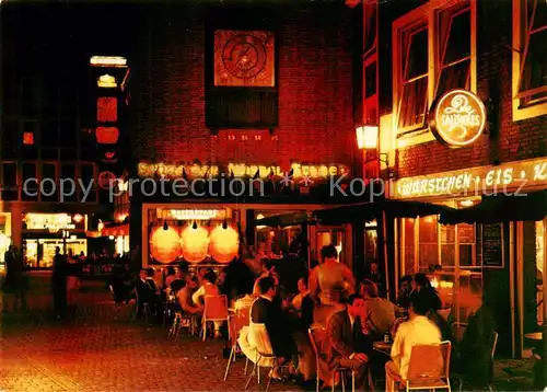 AK / Ansichtskarte Duesseldorf Altstadt Schneider Wibbel Gasse am Abend Duesseldorf