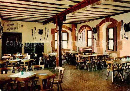 AK / Ansichtskarte Ronneburg_Hessen Zinsendorfsaal Ausflugsziel Restaurant Ronneburg Hessen
