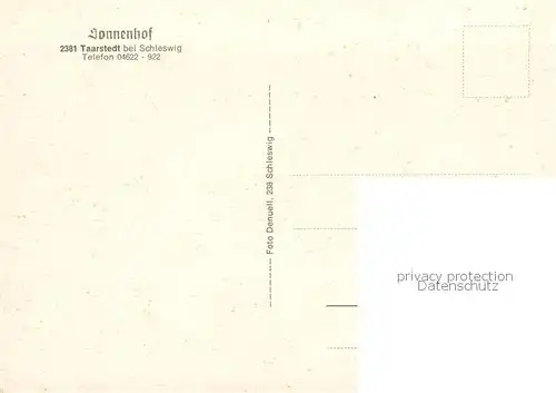 AK / Ansichtskarte Taarstedt Sonnenhof Hotel Restaurant Taarstedt