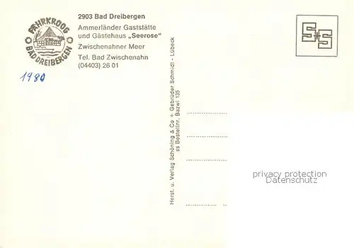AK / Ansichtskarte Bad_Dreibergen Ammerlaender Gaststaette und Gaestehaus Seerose Gartenterrasse Bad_Dreibergen