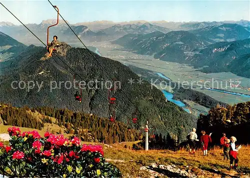 AK / Ansichtskarte  Sessellift_Chairlift_Telesiege Kramsach in Tirol Sonnwendjoch Bergbahn Kaisersgebirge 