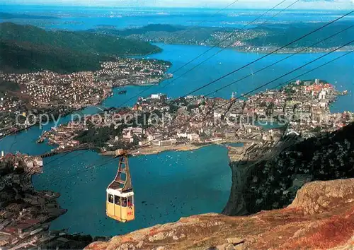 AK / Ansichtskarte  Seilbahn_Cable-Car_Telepherique Bergen Norge 