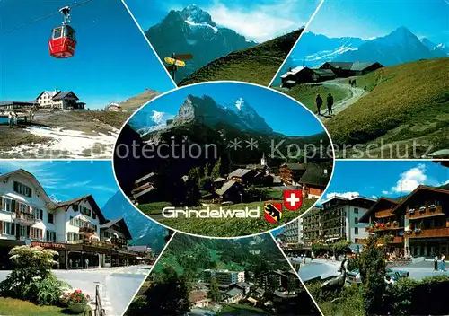 AK / Ansichtskarte 73845896 Seilbahn_Cable-Car_Telepherique Grindelwald Berner Oberland 
