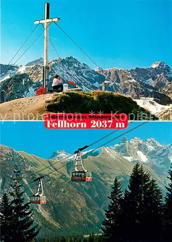 AK / Ansichtskarte  Seilbahn_Cable-Car_Telepherique Fellhorn Allgaeuer Alpen 