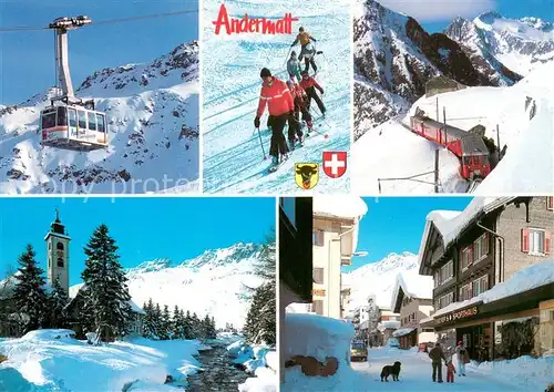 AK / Ansichtskarte  Bergbahn Andermatt Schweiz  Bergbahn