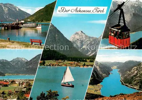 AK / Ansichtskarte 73845915 Segelboote Achensee Tirol 