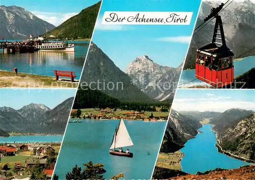 AK / Ansichtskarte  Segelboote Achensee Tirol 