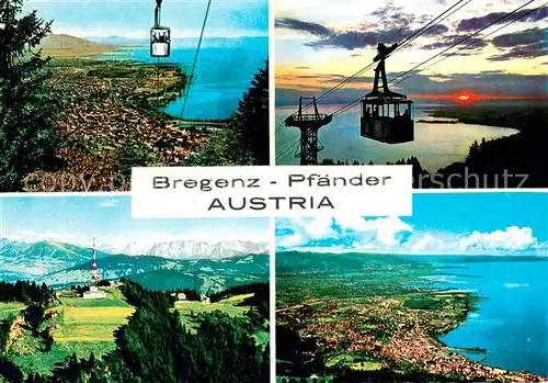 AK / Ansichtskarte  Seilbahn_Cable-Car_Telepherique Bregenz Pfaender Austria 