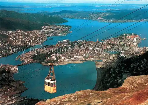 AK / Ansichtskarte 73845917 Seilbahn_Cable-Car_Telepherique Bergen Norge 