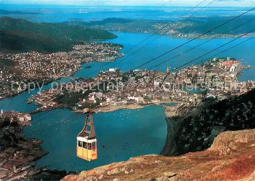 AK / Ansichtskarte  Seilbahn_Cable-Car_Telepherique Bergen Norge 