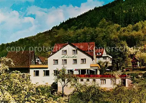 AK / Ansichtskarte 73845978 Langenthal_Odenwald Gasthaus Pension zur Linde Langenthal Odenwald