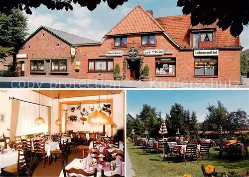 AK / Ansichtskarte  Grueppenbuehren Gasthaus zur Linde Gaststube Panorama Grueppenbuehren