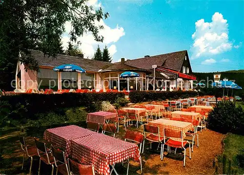 AK / Ansichtskarte 73846016 Schulenberg_Oberharz Das Tanneck Restaurant Hotel Cafe Kaffeeterrasse Schulenberg_Oberharz