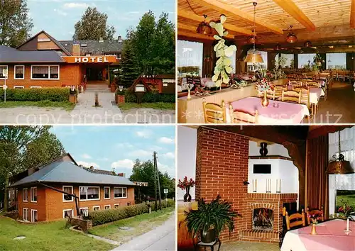 AK / Ansichtskarte  Egestorf_Nordheide Gast und Pensionshaus Otto Luedtke Gaststube Kaminzimmer Egestorf_Nordheide