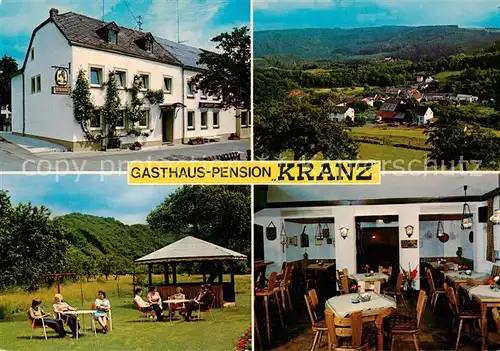 AK / Ansichtskarte 73846040 Echtershausen Gasthaus Pension Kranz Panorama Gaststube Garten Pavillon Echtershausen