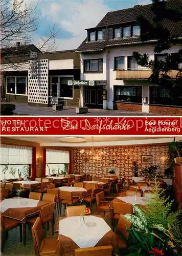 AK / Ansichtskarte  Bad_Honnef Hotel Restaurant Zur Dorfschaenke Gastraum Bad_Honnef